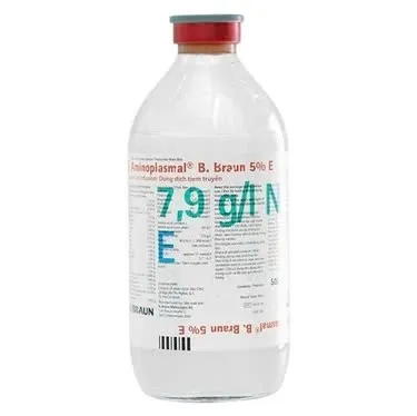 Aminoplasma 5% truyền Braun (C/500ml) - Dung dịch truyền tĩnh mạch cung cấp amino acid